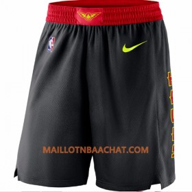 Atlanta Hawks Homme Shorts Noir Nike Swingman